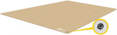 Electrostatic Dissipative Chair Floor Mat Sentica ED Greenish Brown 1.22 x 1.5 m x 3 mm Antistatic ESD Rubber Floor Covering